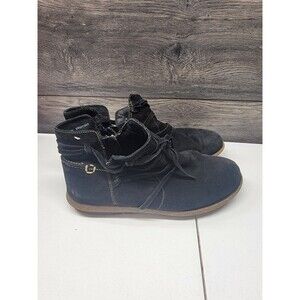 Born Womens Tarklin Boot Black Size 8 M